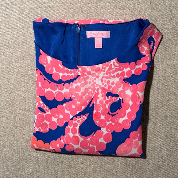 Lilly Pulitzer Sleeveless Octopus Print Romper Dress Size 12 RN 88189 - Picture 8 of 8